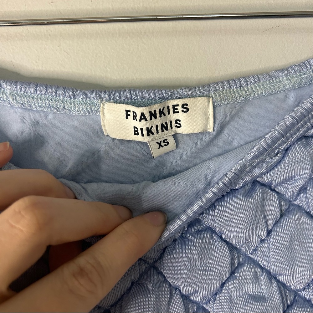 Frankie’s Bikinis Taylor Strapless Tube Dress Baby Blue - Picture 5 of 6